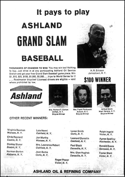 Ashland Oil Grand Slam Baseball