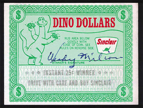 Sinclair Dino Dollars