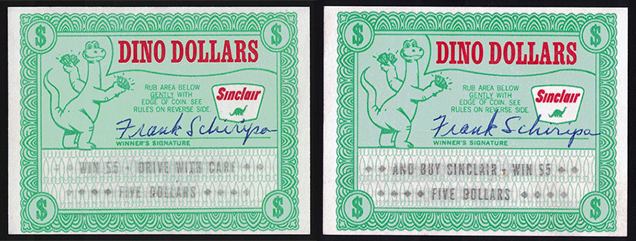 Sinclair Dino Dollars