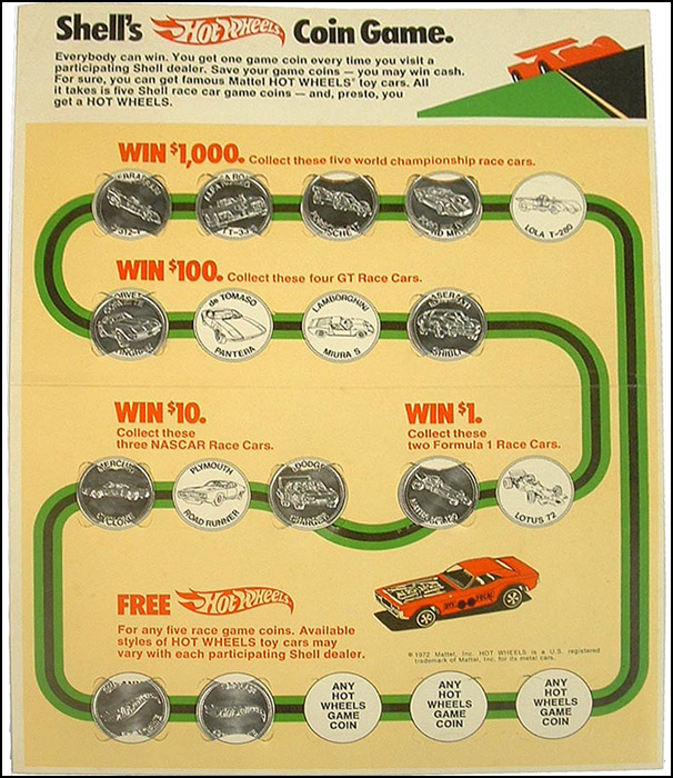 Hot Wheels Coin Game