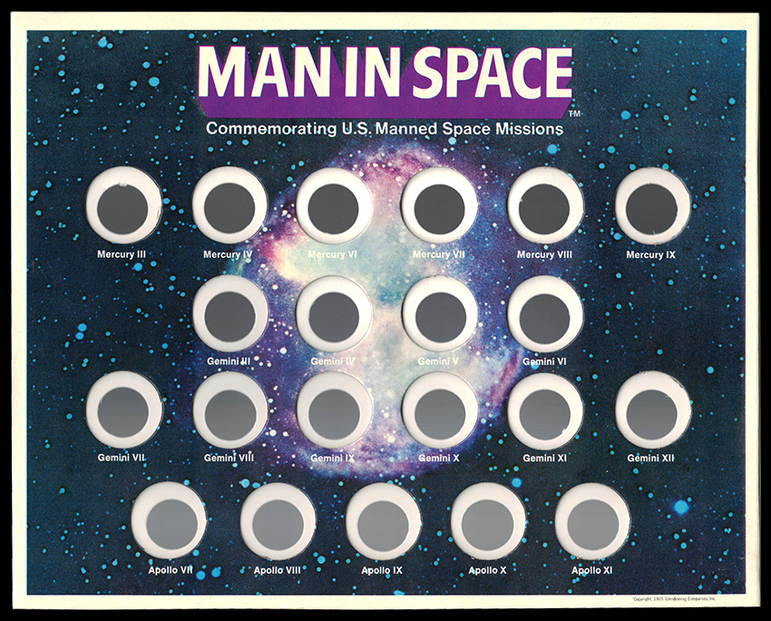 Man In Space Mounting Board