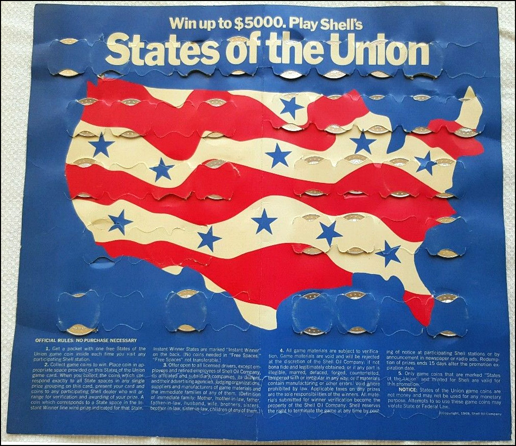 States of the Union Game Card